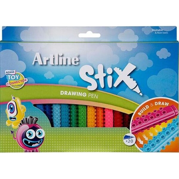 Artline Stix Drawing Pen Pack 20