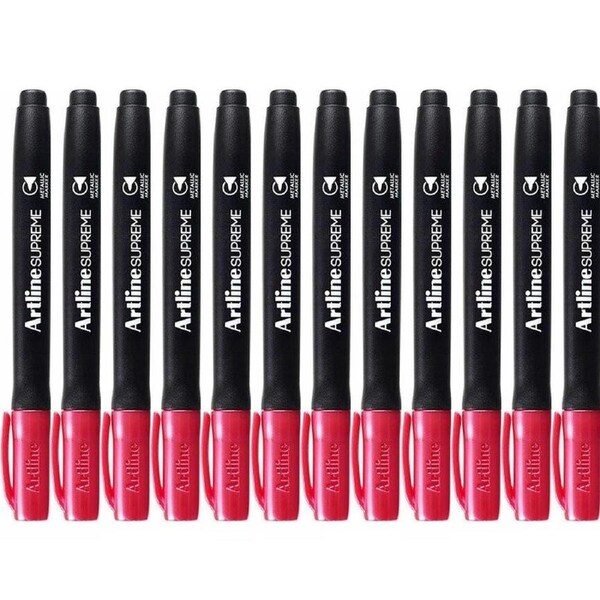 Artline Supreme Metallic Marker Pink Box 12