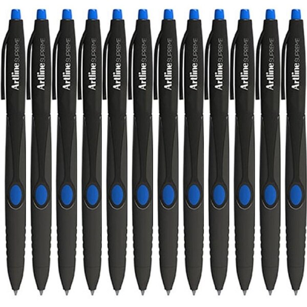 Artline Supreme Retractable Ballpoint Pen 1.0mm Blue Box 12