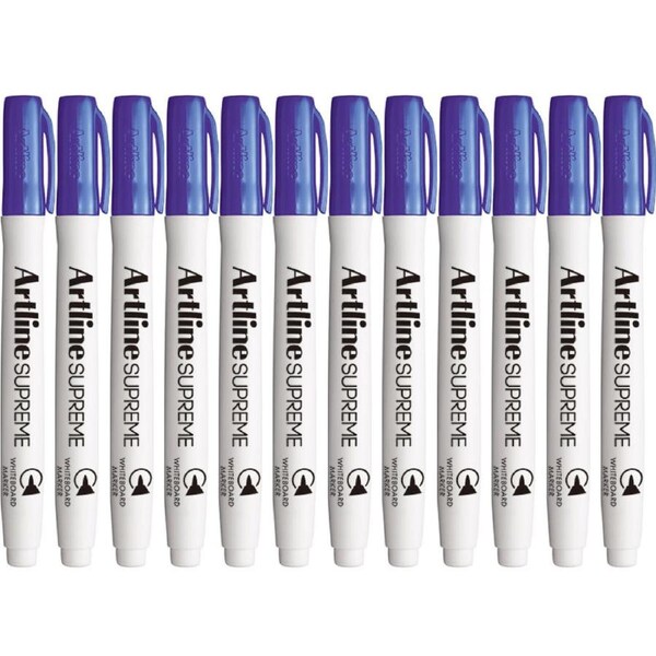 Artline Supreme Whiteboard Marker Pen Purple Box 12