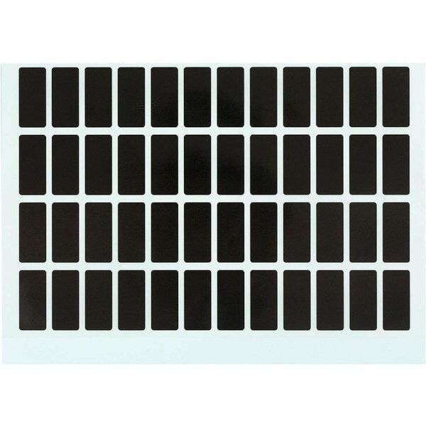 Avery 44540 Label Block Colour 19x42mm Black Pack 240