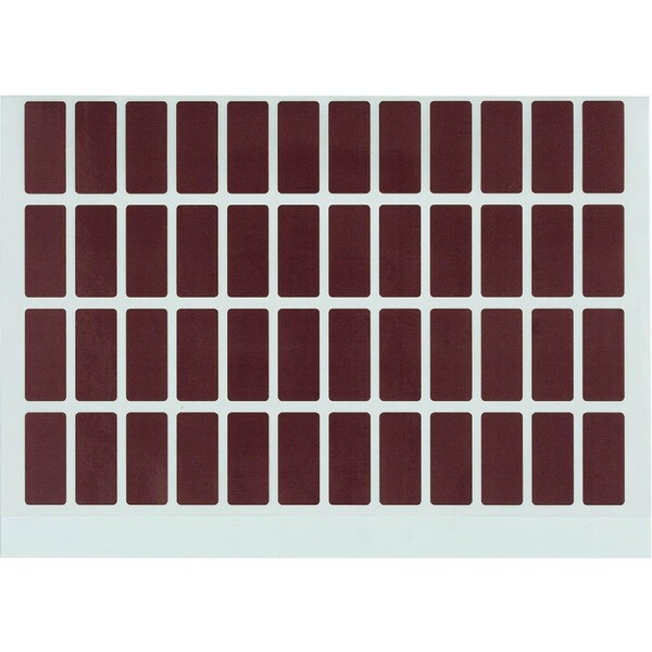Avery 44541 Label Block Colour 19x42mm Brown Pack 240