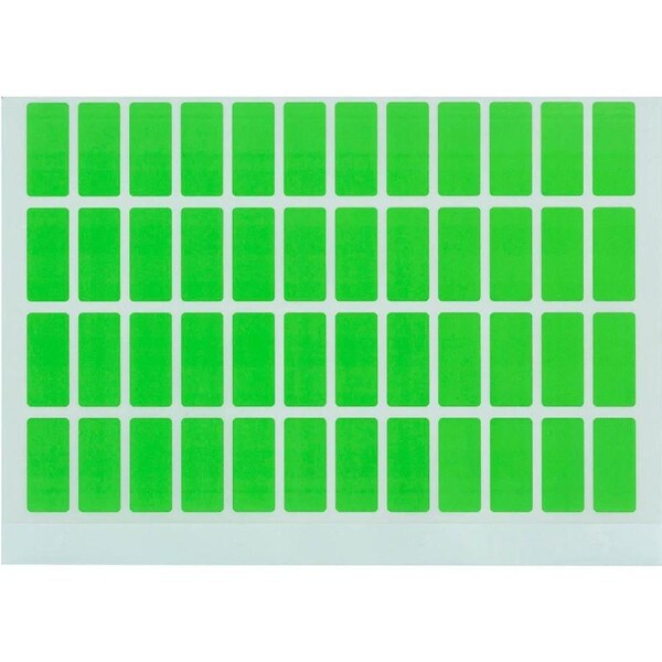 Avery 44543 Label Block Colour 19x42mm Light Green Pack 240