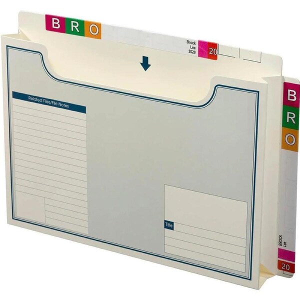 Avery 46716 Lateral Notes Wallet File Twin Tab 355x235mm White Box 20