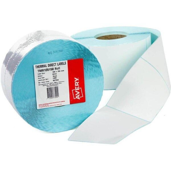 Avery 937503 Thermal Roll Label 100×100mm Pack 1500