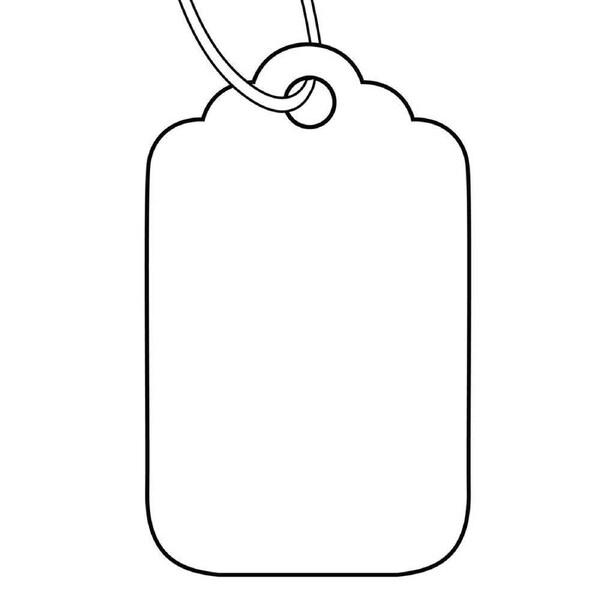 Avery 993623 Merchandise Tags Size 23H 30x21mm White Box 1000