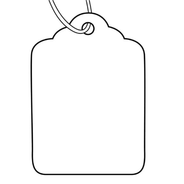 Avery 993626 Merchandise Tags Size 26H 47x30mm White Box 1000