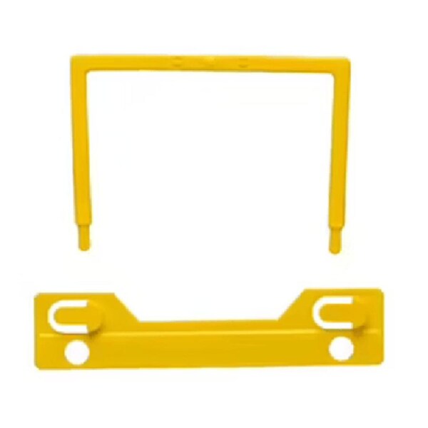 Avery Tubeclip U Piece Compressor Bar Only Yellow Tubeclips Pack 100