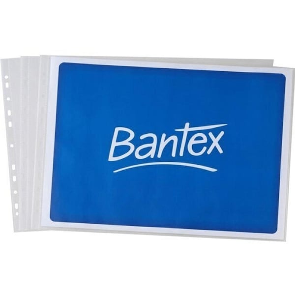 Bantex Heavy Duty Sheet Protectors Landscape 125 Micron A3 Clear Pack 25 Sheets