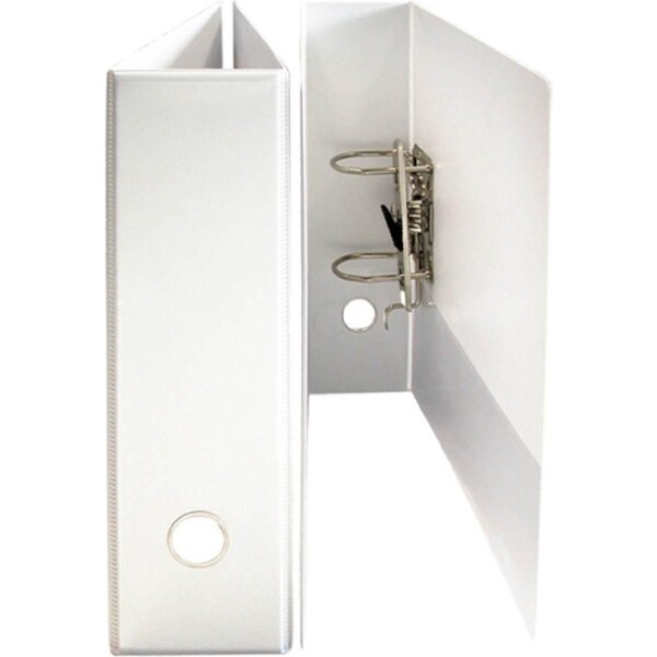 Bantex Insert Lever Arch File Folder 70mm A4 White Box 10