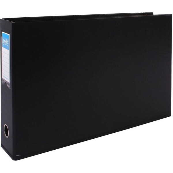 Bantex Lever Arch File Folder Landscape 65mm A3 Black