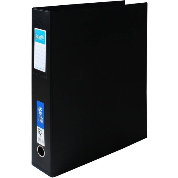 Bantex PP Ring Binder Portrait 2D 65mm A3 Black