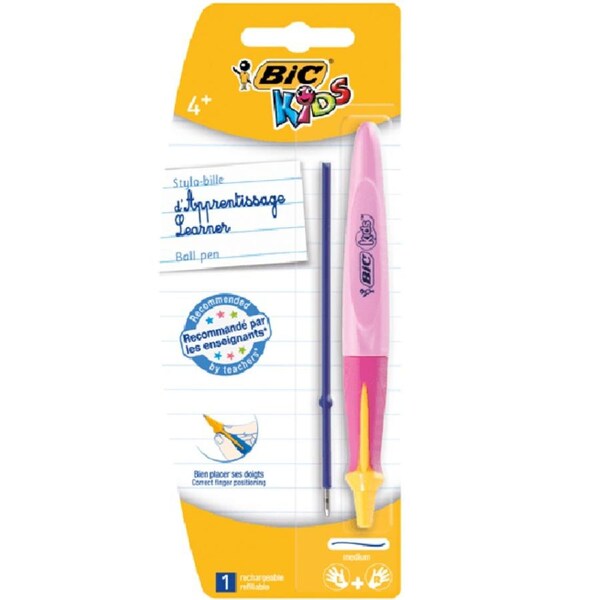 Bic Kids Twist Learner Ball Pen 1.0mm Pink Starter