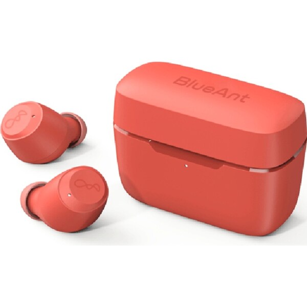 BlueAnt Pump Air Lite True Wireless Earbuds Earphones With Charge Case Sunset Headphones