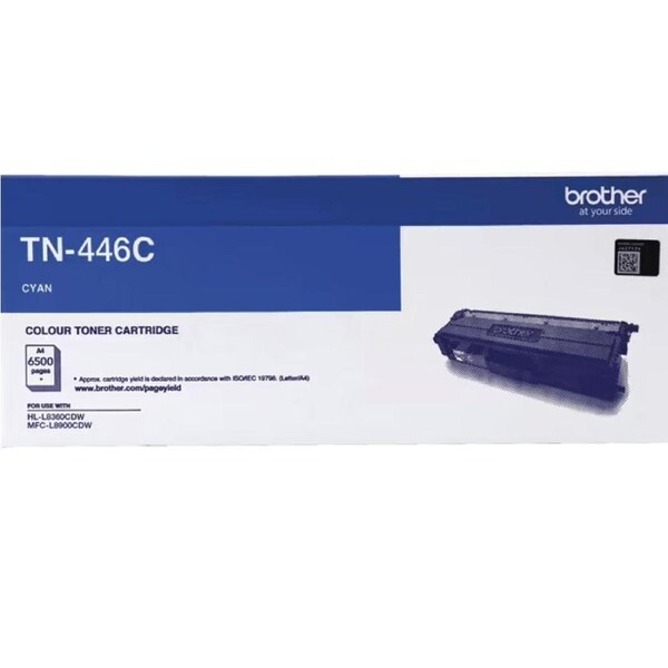 Brother TN-446 Toner Ink Cartridge Super High Yield Cyan TN446 Genuine Original