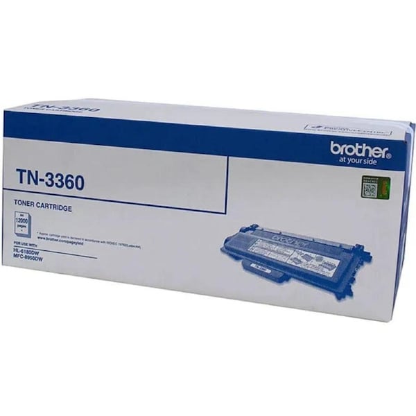 Brother TN-3360 Toner Ink Cartridge Black Genuine Original