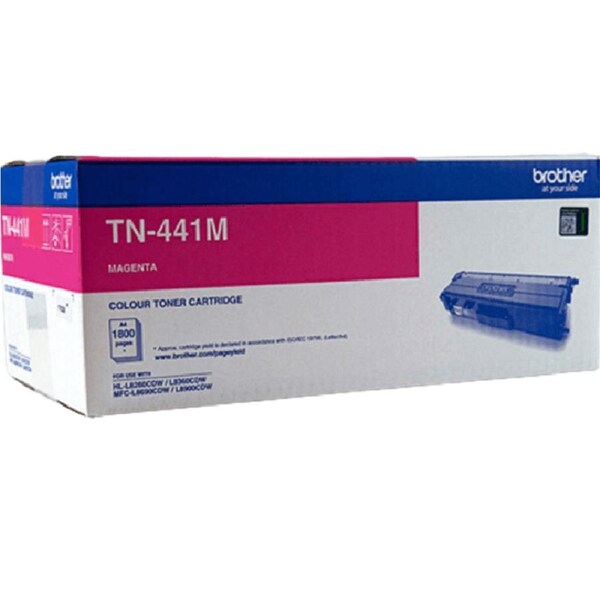 Brother TN-441M Toner Ink Cartridge Magenta TN441 Genuine Original