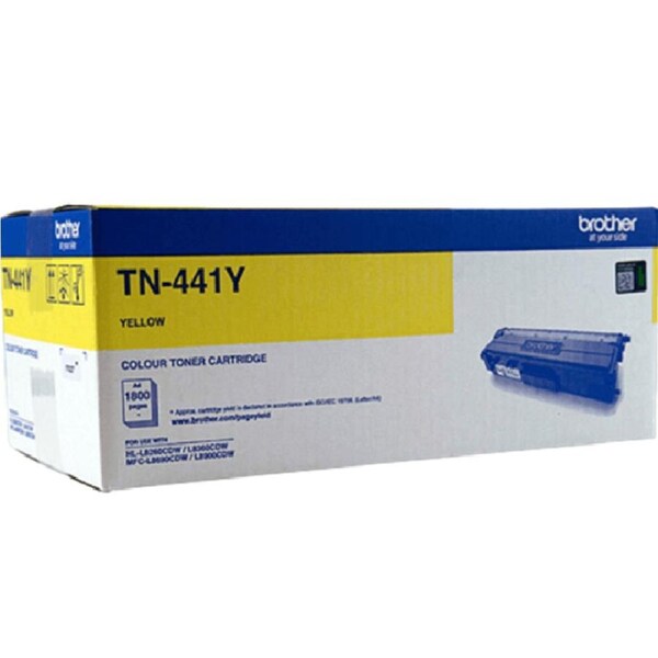 Brother TN-441Y Toner Ink Cartridge Yellow TN441 Genuine Original