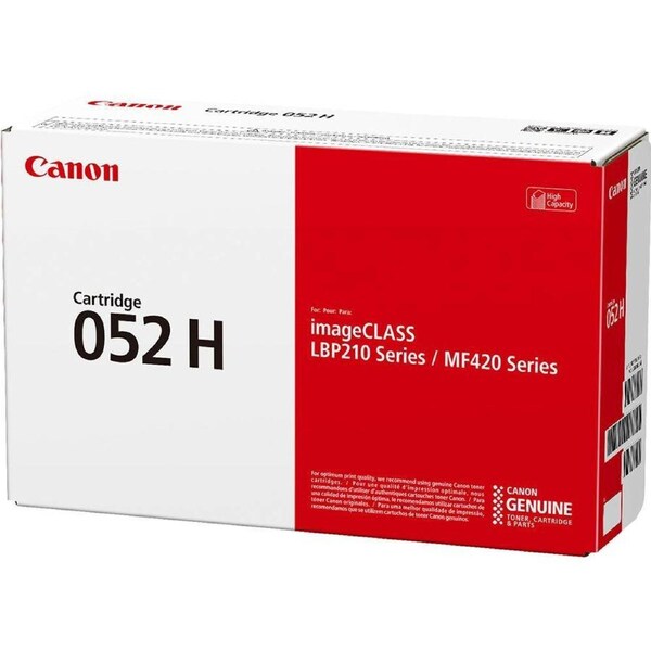 Canon Cart052 Toner Ink Cartridge High Yield Black Genuine Original
