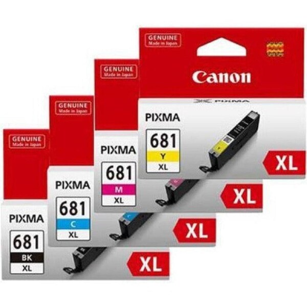 Canon Cli681Xl Ink Cartridge High Yield Value Pack Set