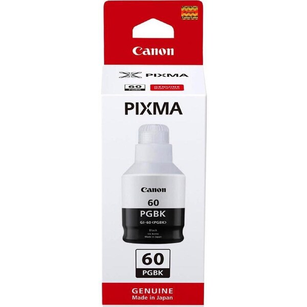 Canon GI60 Ink Cartridge Refill Bottle Black Genuine Original