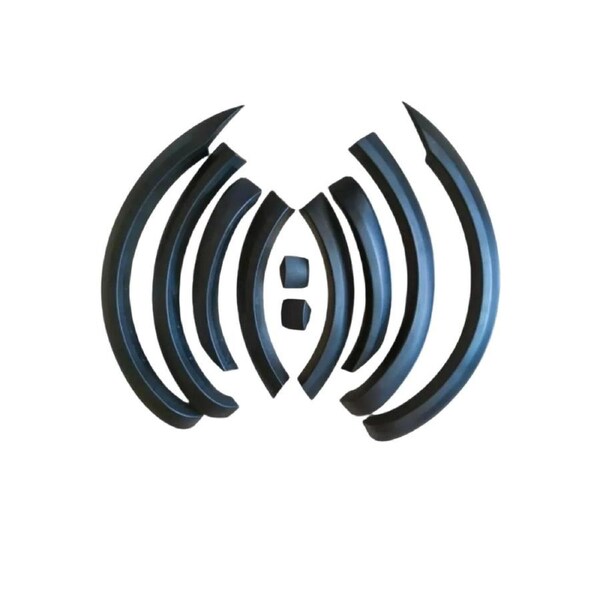 MATTE BLACK FENDER FLARES FOR FORD EVEREST 2016 2017 2018 2019 +