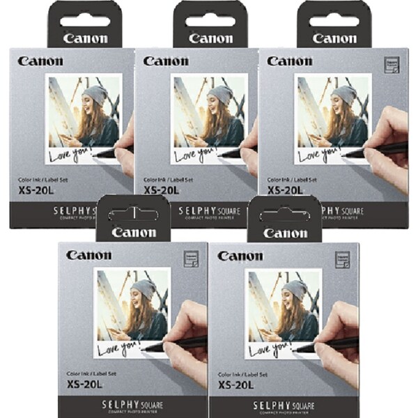 Canon XS-20L Paper Selphy Square Glossy White Pack 100