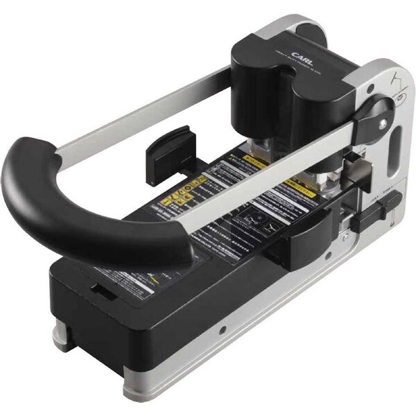 Carl HD-530N Heavy Duty 2 Hole Punch 300 Sheet Black/Grey