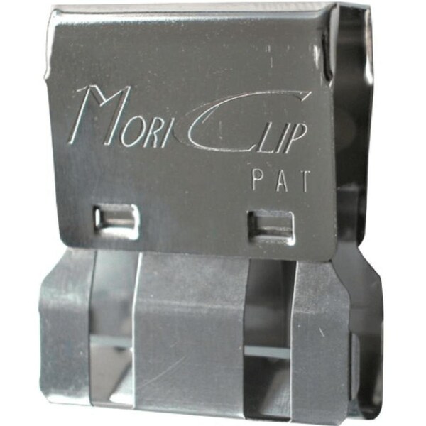 Carl Mori Clip Paper Holder Large Silver 50 Sheet Capacity Box 12