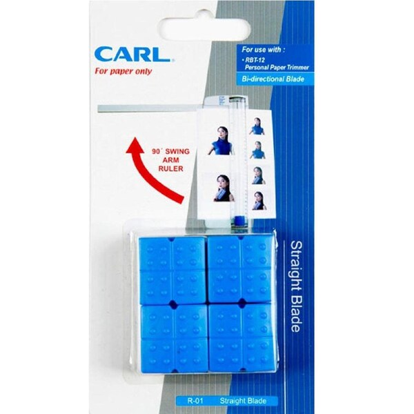 Carl R01 Spare Blade Straight Pack 4