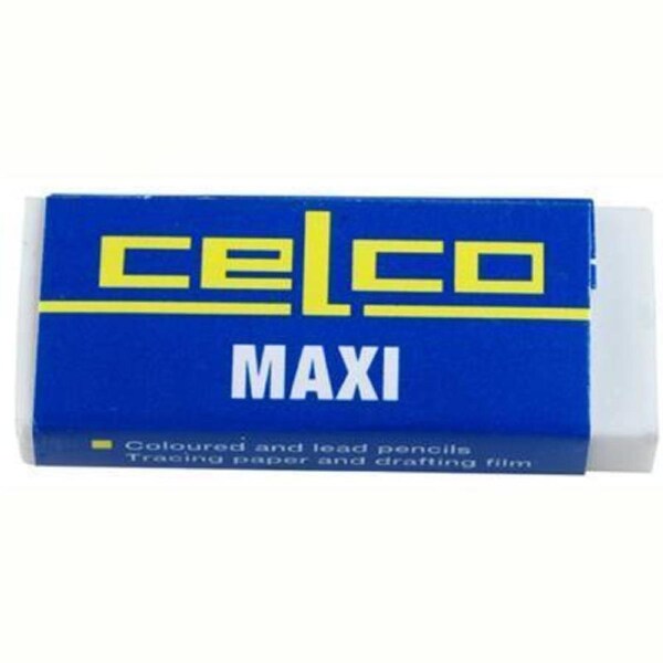 Celco Eraser PVC Free Large White Box 100