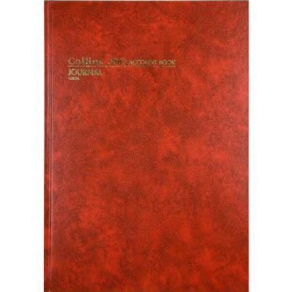 Collins 3880 Series Account Book Journal And Paged 84 Leaf A4 Red