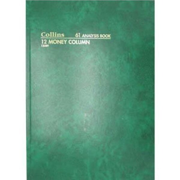 Collins 61 Series Analysis Book 15 Money Column 84 Leaf A4 Green