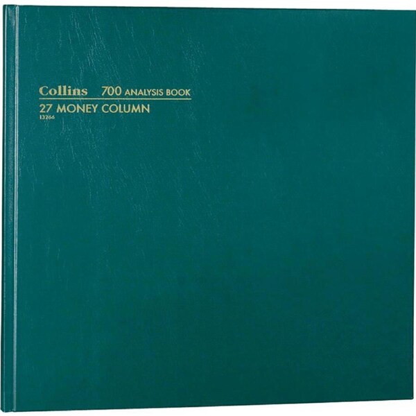 Collins 700 Series Analysis Book 27 Money Column MC 96 Leaf A3.5 Green