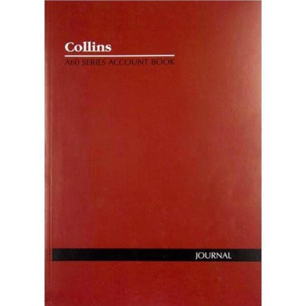 Collins A60 Series Account Book Journal 60 Leaf A4 Red