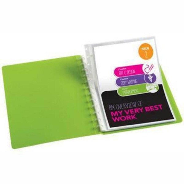 Colourhide My Custom Display Book Heavy Weight Pocket Refills A4 Clear Pack 10