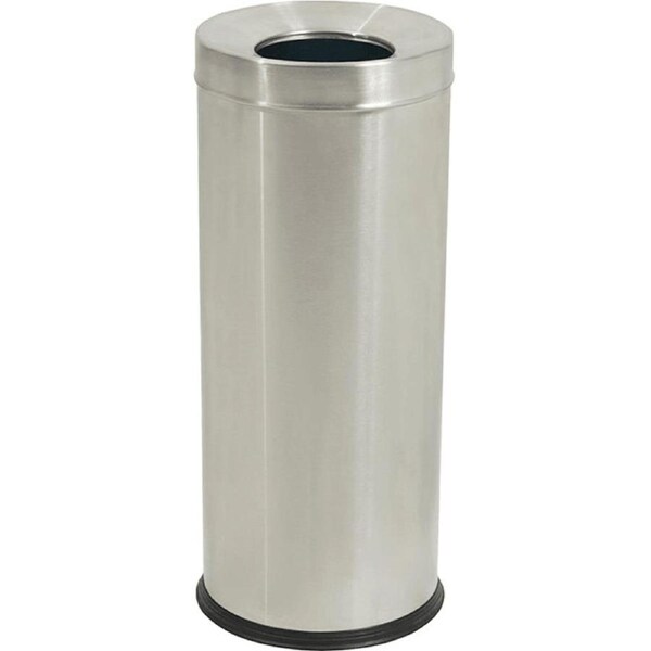 Compass Tidy Bin 28 Litre Stainless Steel Reception Lobby Office