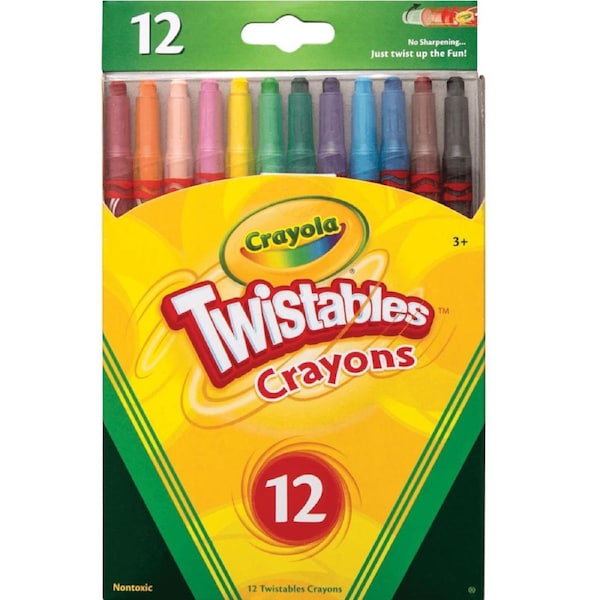 Crayola Twistables Crayons Assorted Pack 12 Colours