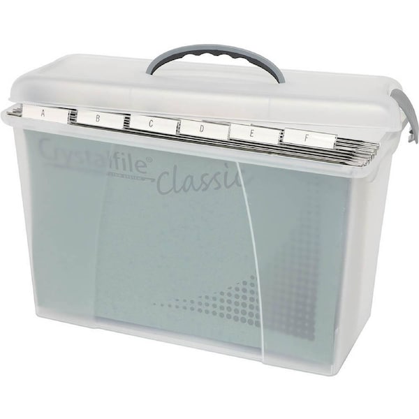 Crystalfile Carry Case Store Clear Lid / Clear Base