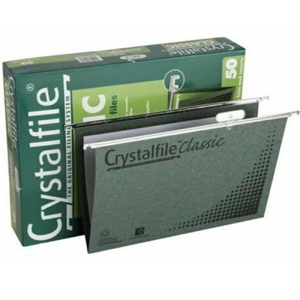 Crystalfile Suspension Files Foolscap Classic Pack 20