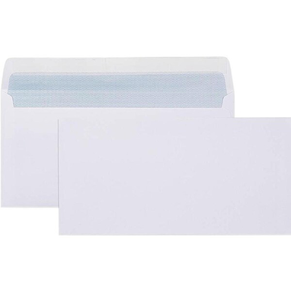 Cumberland DL Envelopes Plain Face Secretive Strip Seal 80GSM 110x220mm White Box 500