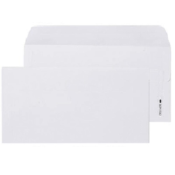 Cumberland DL Envelopes Plain Self Seal Easy Open 80GSM 110x220mm White Box 500