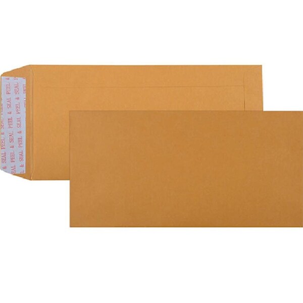 Cumberland DL Envelopes Pocket Strip Seal 85Gsm 110x220mm Gold Box 500