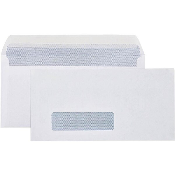 Cumberland DL Envelopes Windowface Secretive Strip Seal 80GSM 110x220mm White Box 500