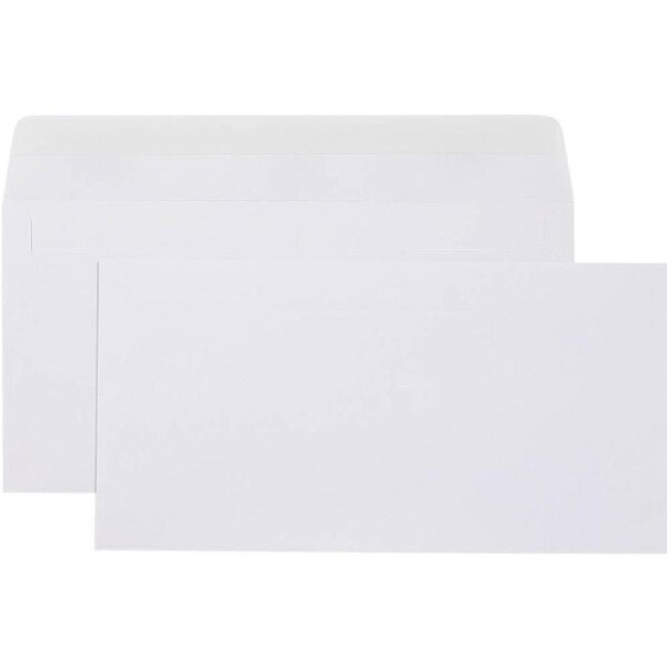 Cumberland DLX Envelopes Plain Face Strip Seal 80GSM 120x235mm White Box 500