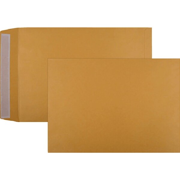 Cumberland Envelopes Pocket Strip Seal 100GSM 380x255mm Gold Box 250