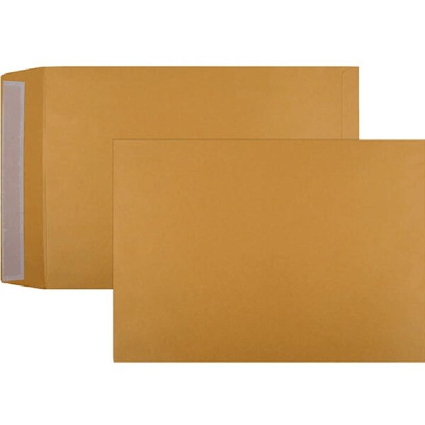 Cumberland Envelopes Pocket Strip Seal 100GSM 405x305mm Gold Box 250