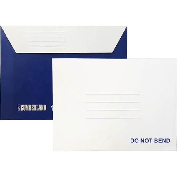 Cumberland Hard Envelopes Do Not Bend Strip Seal 450GSM A5 Pack 25 Heavy Duty Thick