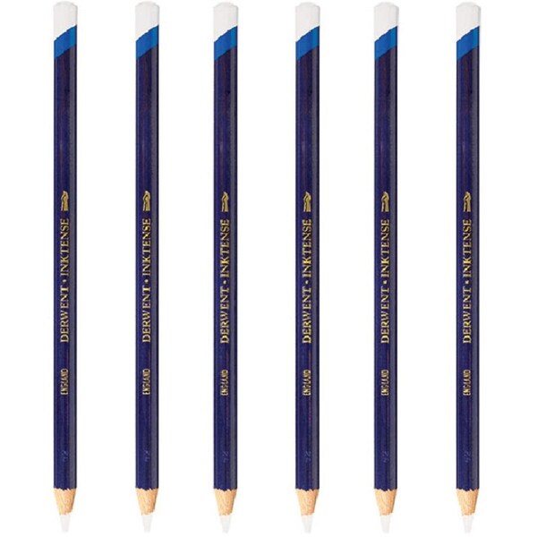 Derwent Inktense Pencil Antique White 2300 Pack 6