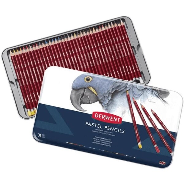 Derwent Pastel Pencil Assorted Tin 36